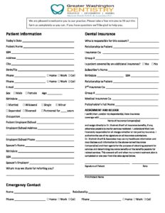 ADULT New Patient Forms pdf